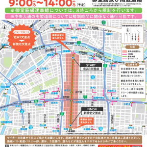 11/22 阪神タイガース優勝記念パレード交通規制情報