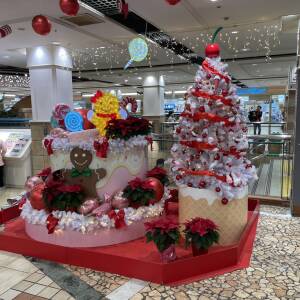 あべちか にもクリスマスデコレーション！