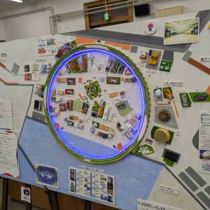 「ミャクミャク展」（大阪府立中央図書館）最終日！